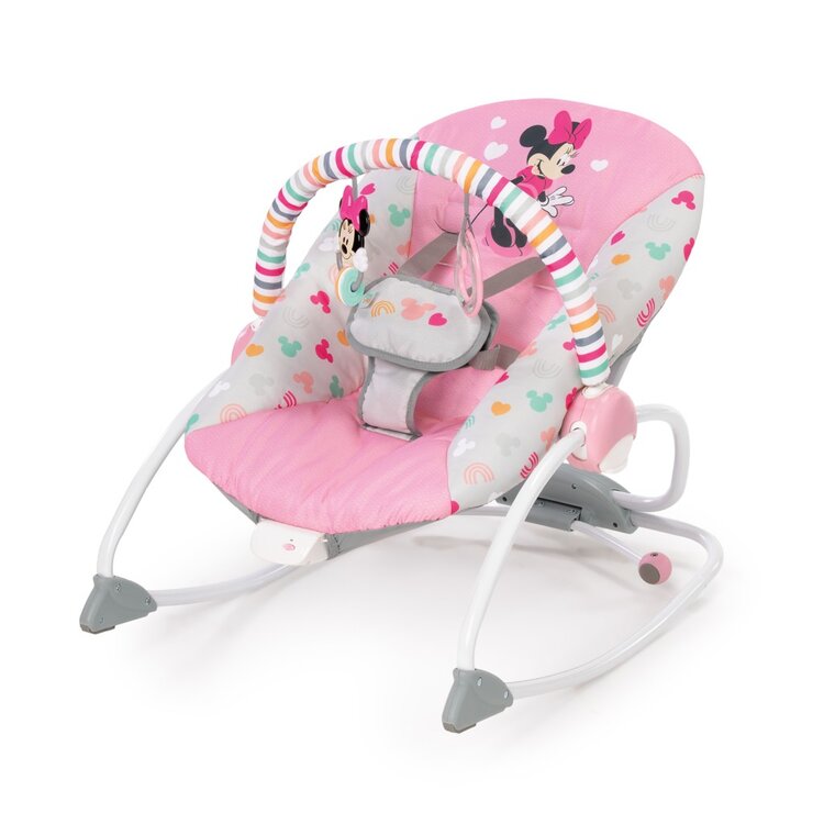 DISNEY BABY Húpatko vibrujúce Minnie Mouse Forever Besties™ 0m+ do 18 kg